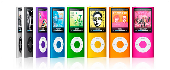 Neue iPod nano in 9 Farben